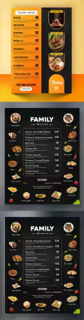 Restaurant Food Menus Pack PSD Templates