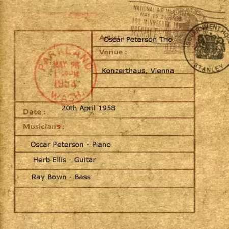 The Oscar Peterson Trio - Vienna '58 (2012)[FLAC/MP3]