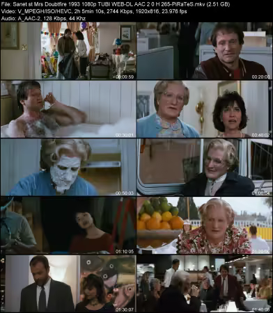 Mrs. Doubtfire 1993 1080p TUBI WEB-DL AAC 2.0 H265-PiRaTeS