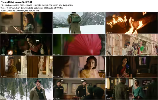 Sita Ramam 2022 2160p 4K WEB x265 10bit AAC5.1-YTS