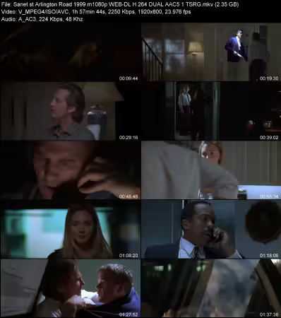Arlington Road 1999 m1080p WEB-DL H264 DUAL AAC 5.1 TSRG