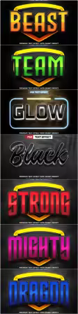 Psd text effect set vol 313