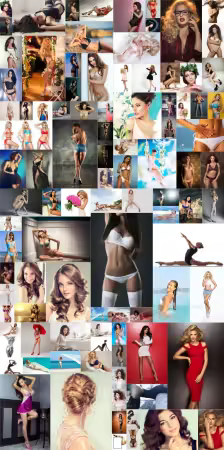 Girls bundle 100 stock photo 2