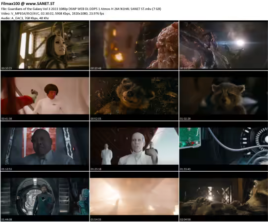 Guardians of the Galaxy Vol 3 2023 1080p DSNP WEB DL DDP5.1 Atmos H264 N1H4L