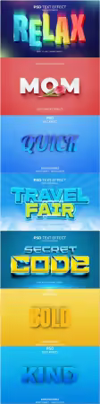 Psd text effect set vol 310