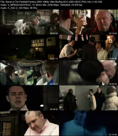 The Football Factory 2004 1080p 10bit BluRay 6CH x265 HEVC-PSA