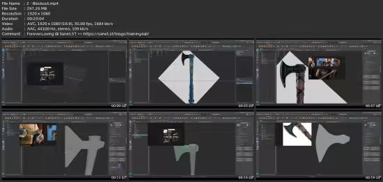 Game Ready Weapon Art: Realistic Battle Axe Pipeline