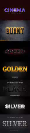 Psd text effect set vol 348