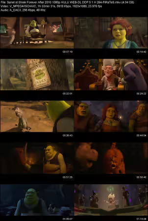 Shrek Forever After 2010 1080p HULU WEB-DL DDP 5.1 H264-PiRaTeS