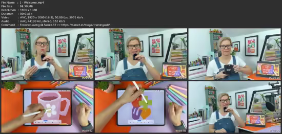 Procreate Illustration: Bold Art With Wonky Shapes
