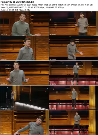 Alex Edelman Just for Us 2024 1080p AMZN WEB-DL DDP5.1 H264-FLUX