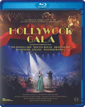Hollywood Gala: Williams, Zimmer, Lady Gaga, etc (Danish National Symphony Orchestra) (2022) Blu-ray