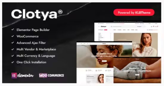 Themeforest - Clotya v1.5.1 - Fashion Store eCommerce Theme 38493181