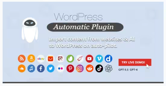 Codecanyon - Wordpress Automatic Plugin v3.132.1 - 1904470