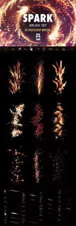 Spark Brushes Pack for Photoshop