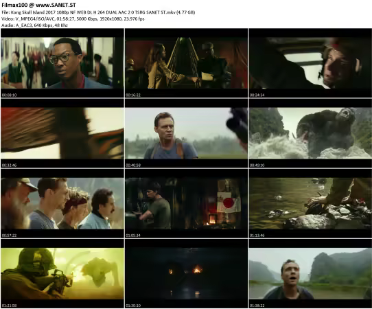 Kong Skull Island 2017 1080p NF WEB DL H 264 DUAL AAC 2.0 TSRG