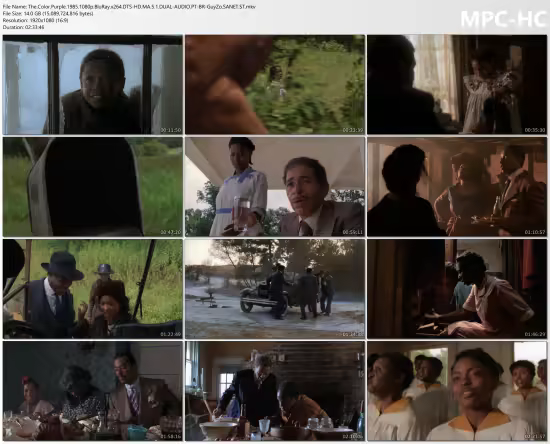 The Color Purple 1985 1080p BluRay x264 DTS-HD MA 5.1 DUAL-AUDIO PT-BR-GuyZo