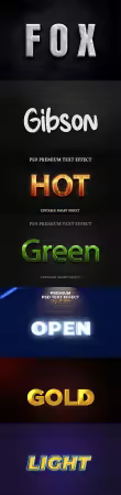 Psd text effect set vol 342