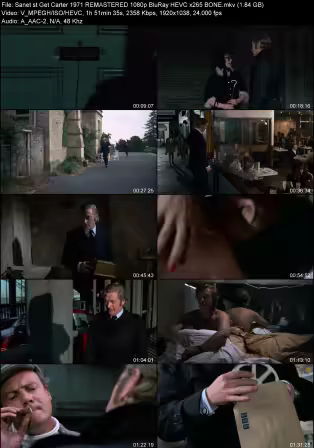 Get Carter 1971 REMASTERED 1080p BluRay HEVC x265 BONE