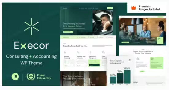 Themeforest - Execor v20 - Accounting and Management Consulting WordPress Theme 57877706