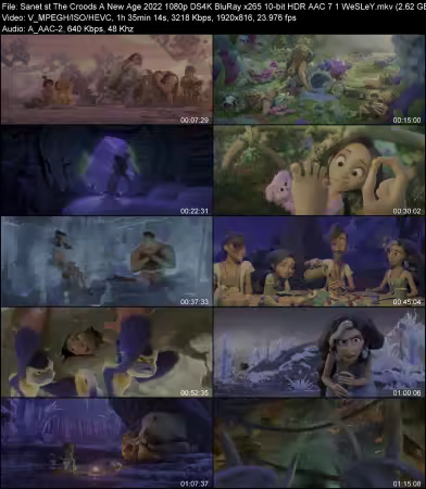 The Croods A New Age 2022 1080p DS4K BluRay x265 10-bit HDR AAC 7.1 WeSLeY