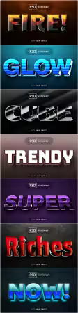 Psd text effect set vol 355