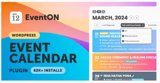 Codecanyon - EventON v5.0.9 - WordPress Virtual Event Calendar Plugin 1211017