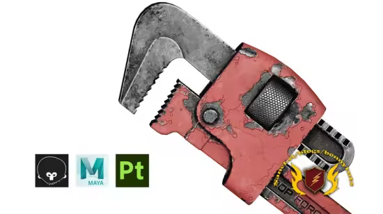 Hard-Surface Essentials Vol 2: Wrench &amp; Advanced Texturing