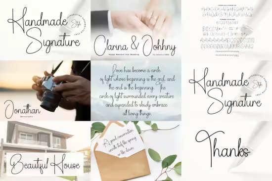 Handmade Signature Font