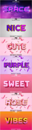 Psd text effect set vol 358