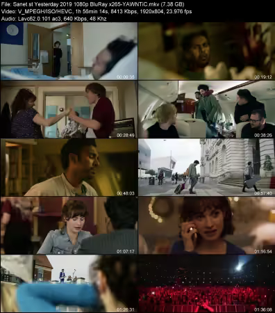 Yesterday 2019 1080p BluRay x265-YAWNTiC