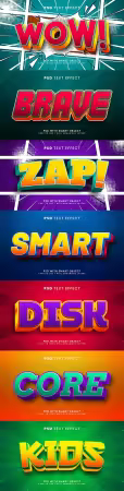 Psd text effect set vol 339