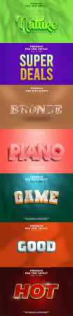 Psd text effect set vol 345