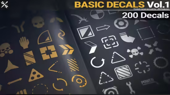 Gumroad - Basic Decals Vol.1