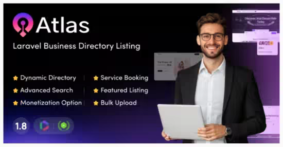 Codecanyon - Atlas v1.8 - Laravel Business Directory Listing 56469797 - NULLED