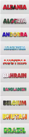 World Countries in PSD vol 2