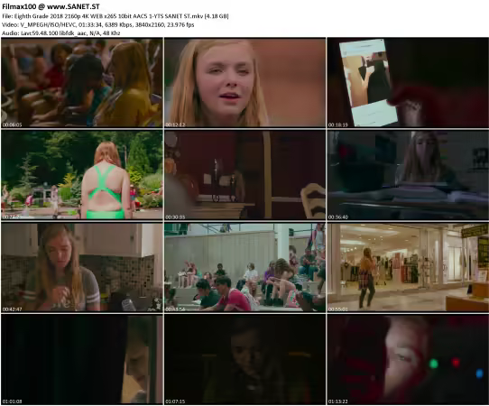 Eighth Grade 2018 2160p 4K WEB x265 10bit AAC5.1-YTS