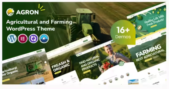 Themeforest - Agron v1.0.2 - Agriculture &amp; Organic Farm WordPress Theme 58962947