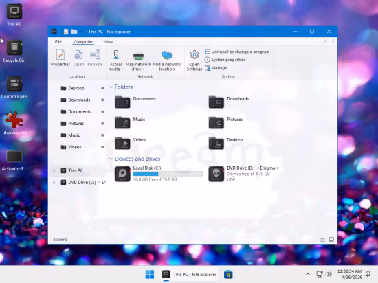 Windows 11 Pro Lite 25H2 Build 26200.8037 Enigma Edition