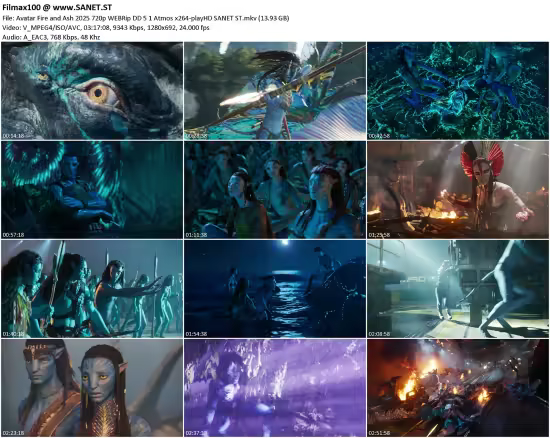 Avatar Fire and Ash 2025 720p WEBRip DD 5.1 Atmos x264-playHD
