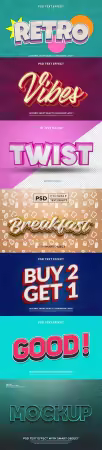 Psd text effect set vol 295