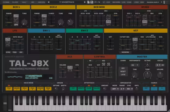 Togu Audio Line TAL-J8X v1.0.1 U2B macOS
