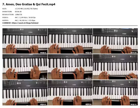 Playing/Accompanying Compline &amp; Gregorian Chant