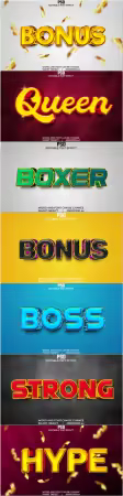 Psd text effect set vol 359