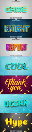 Psd text effect set vol 360