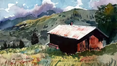 Watercolor Landscape Painting For Beginners