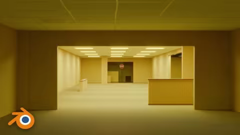 Backrooms In Blender 2026 (Procedural And Beginner Friendly)