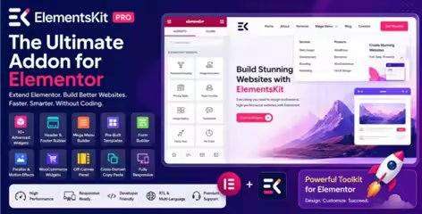 Codecanyon - ElementsKit v4.4.0 - The Ultimate Addons for Elementor Page Builder 23858707
