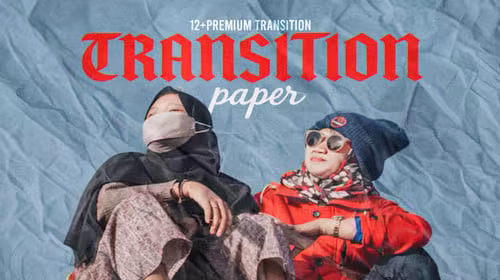 EE - Dynamic Paper Rip and Tear Transitions Pack for Cinematic Video Editing - 5CAVR8U