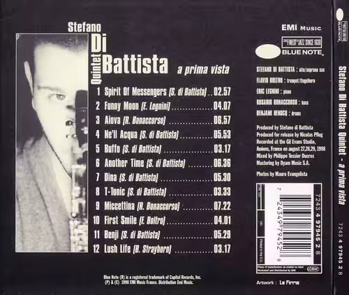 Stefano Di Battista - A Prima Vista (1998) CD Rip